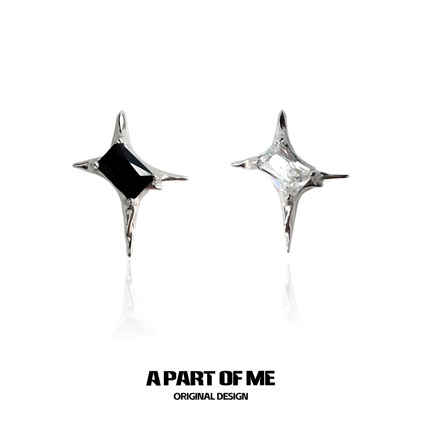 Rebel Zircon Stud Earrings