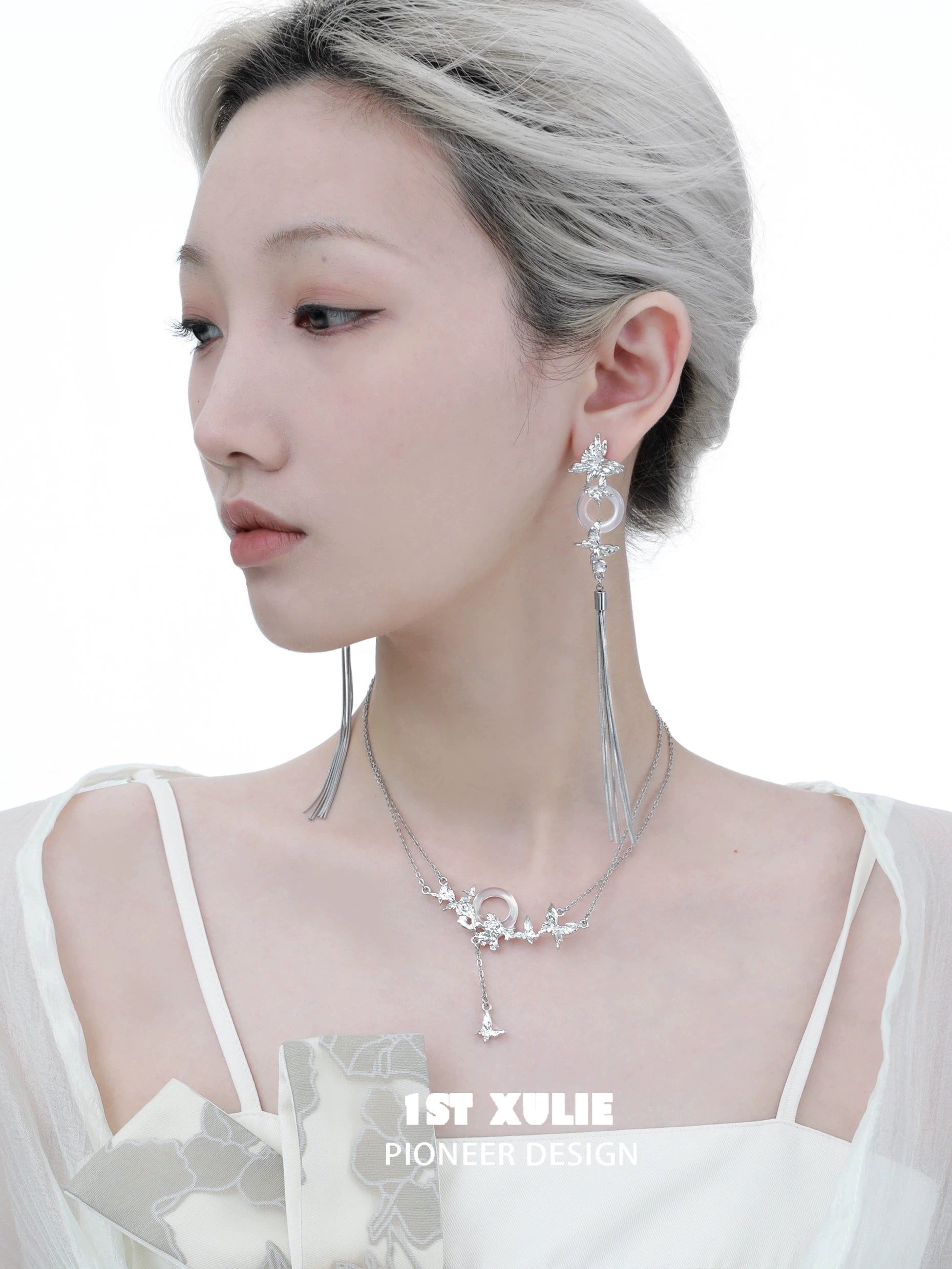 Elegant butterfly tassel earrings featuring intricate designs for a stylish look