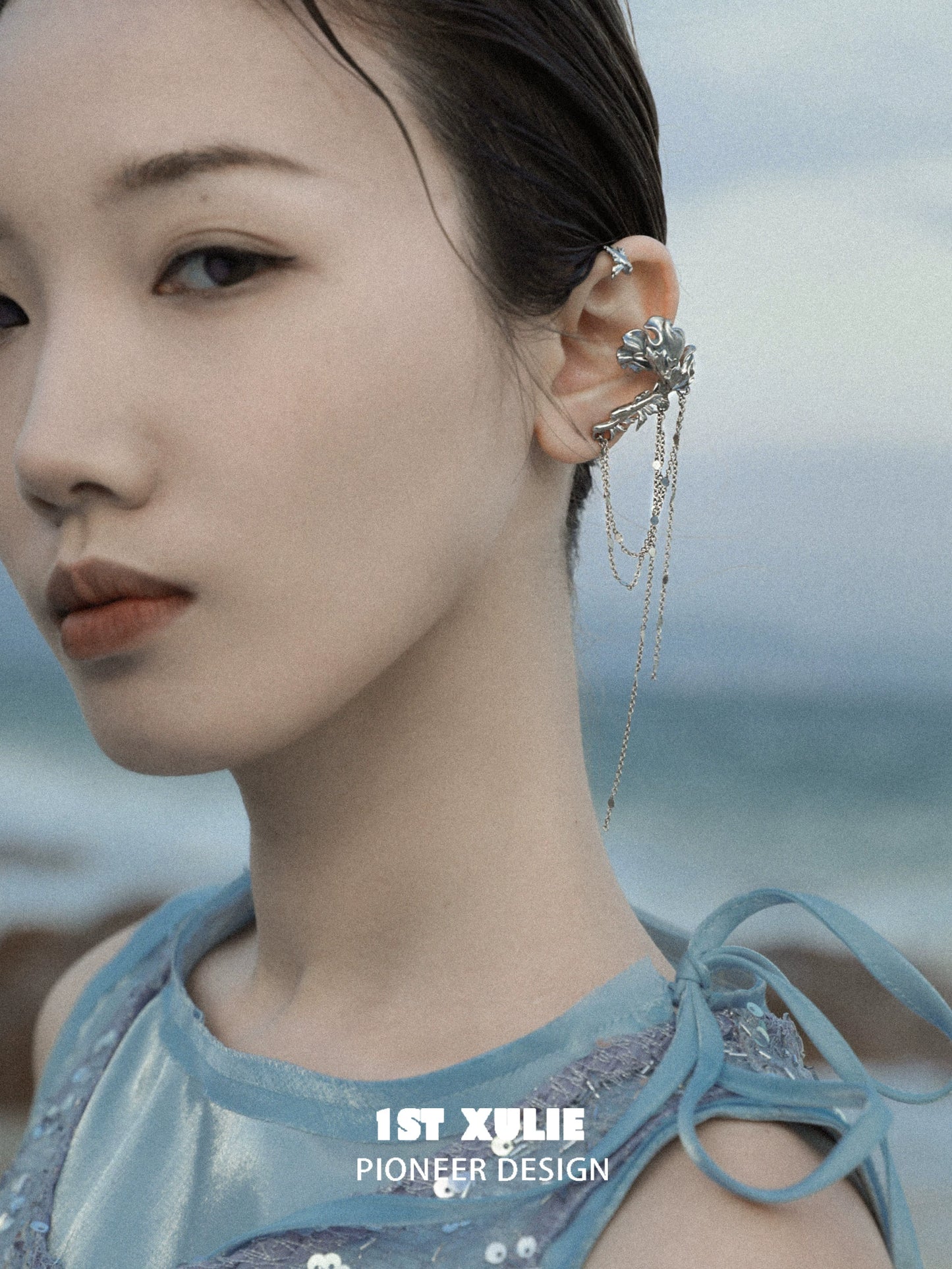 Elegant mystic mermaid tail earrings featuring unique designs for beach lovers