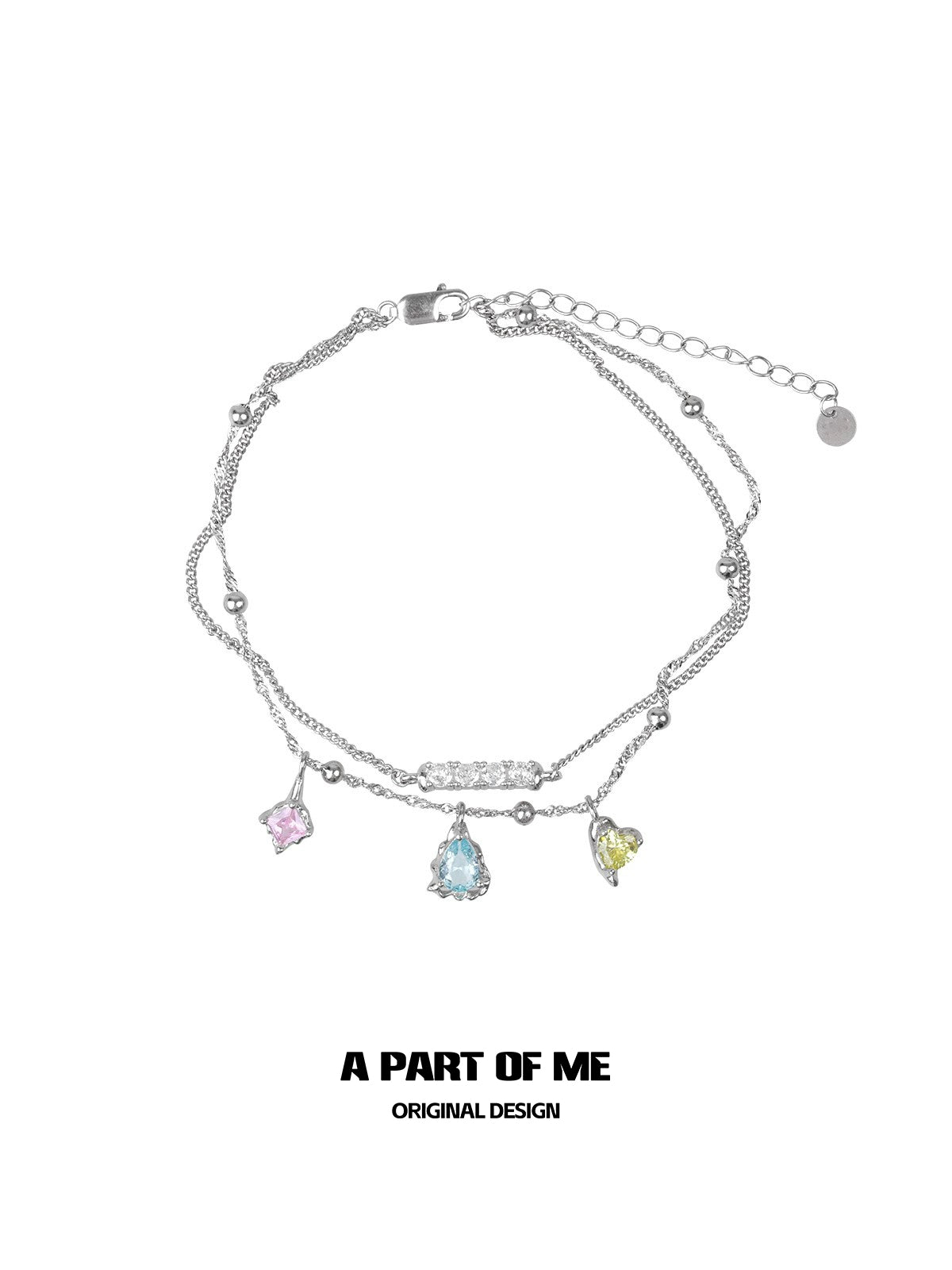 Colored Diamond Sweet Cool Bracelet