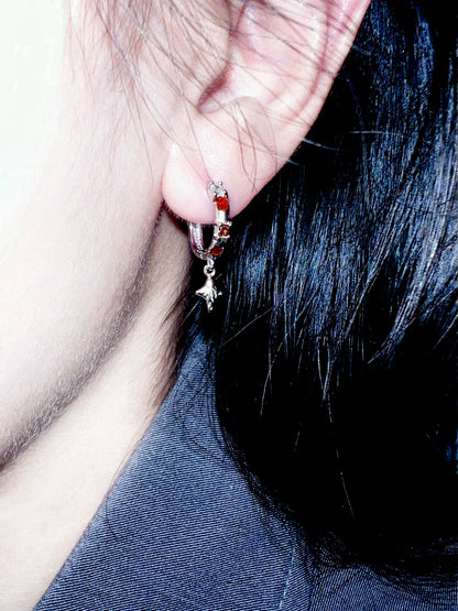 "Chess Girl" Key Earrings