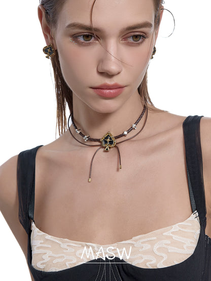 Merad Heart Retro Necklace