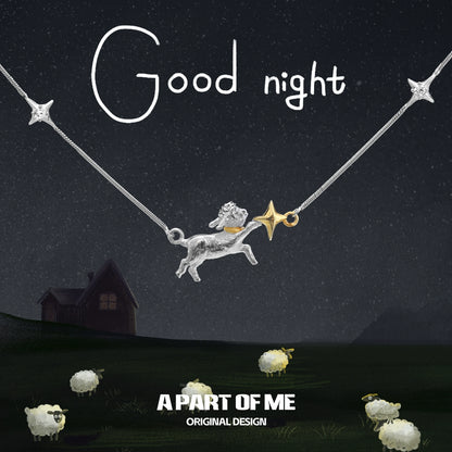 Good Night Lamb Necklace