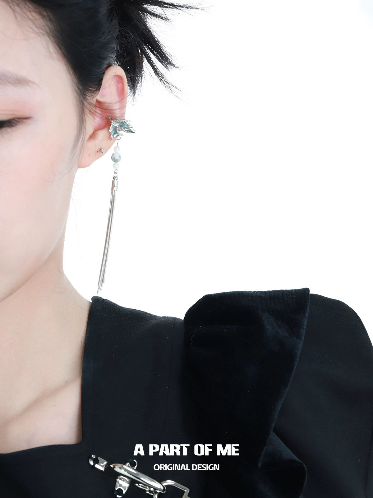 Dreamy Lake Fringe Ear Cuff