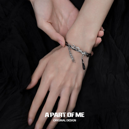 Dark Flight Bird Bracelet