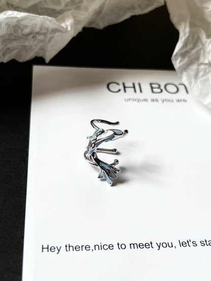 "Language of the Tides" Fish Ear Cuffs