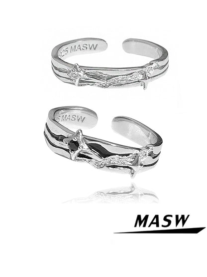 Brilliant Starry Couple Rings