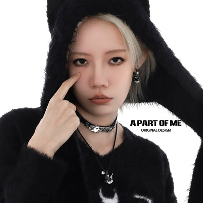 Kitten Ghost Couple Earrings