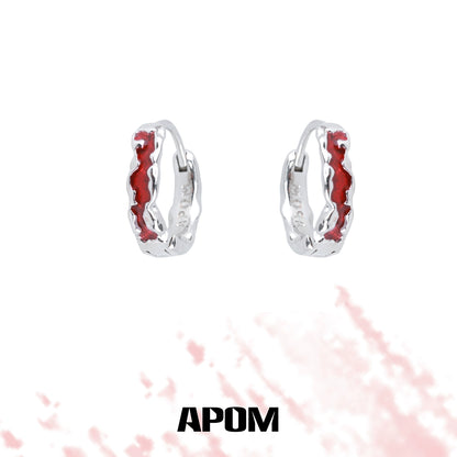 Venom Red Cool Earrings