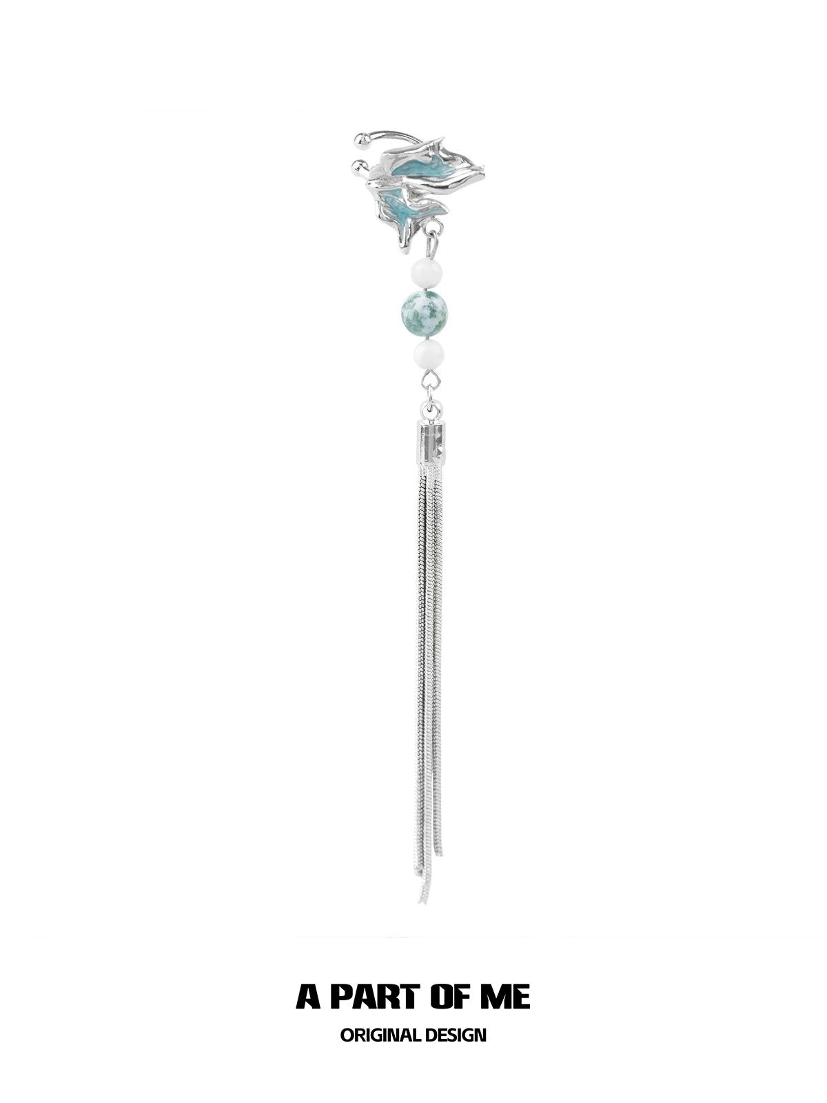 Dreamy Lake Fringe Ear Cuff