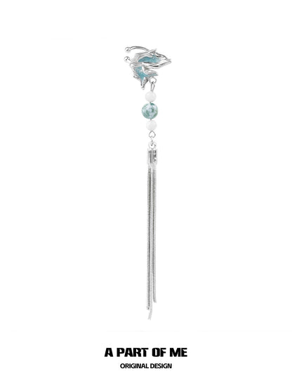 Dreamy Lake Fringe Ear Cuff