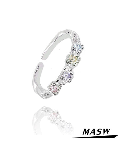 Secret Garden Zircon Ring