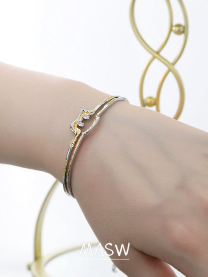 Sweet Hollow Cat Bracelet