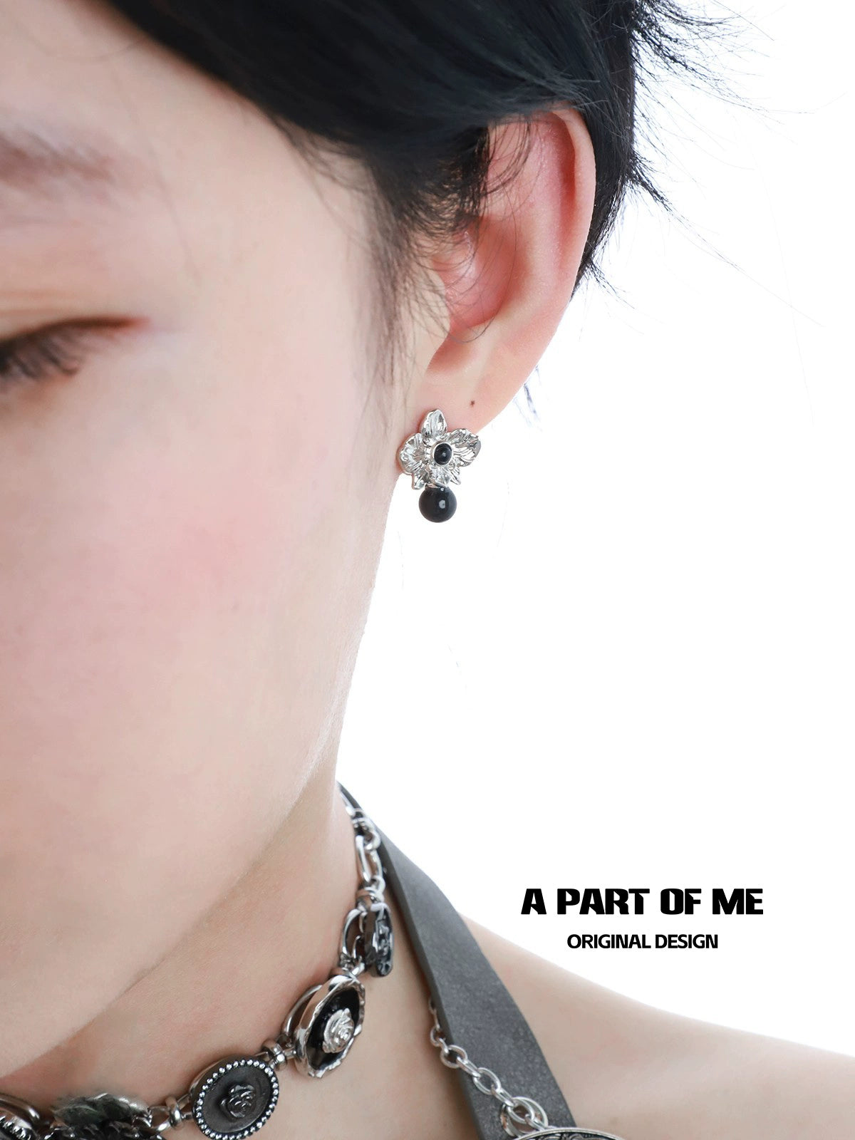 Elegant Thorned Flower Earrings
