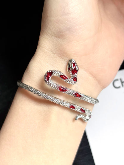 "Night Snake" Wrap Bracelet