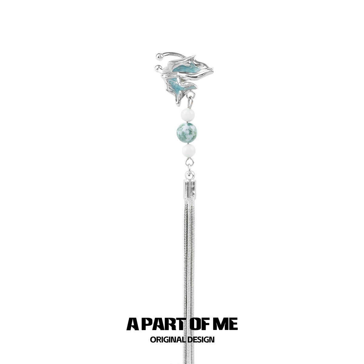 Dreamy Lake Fringe Ear Cuff