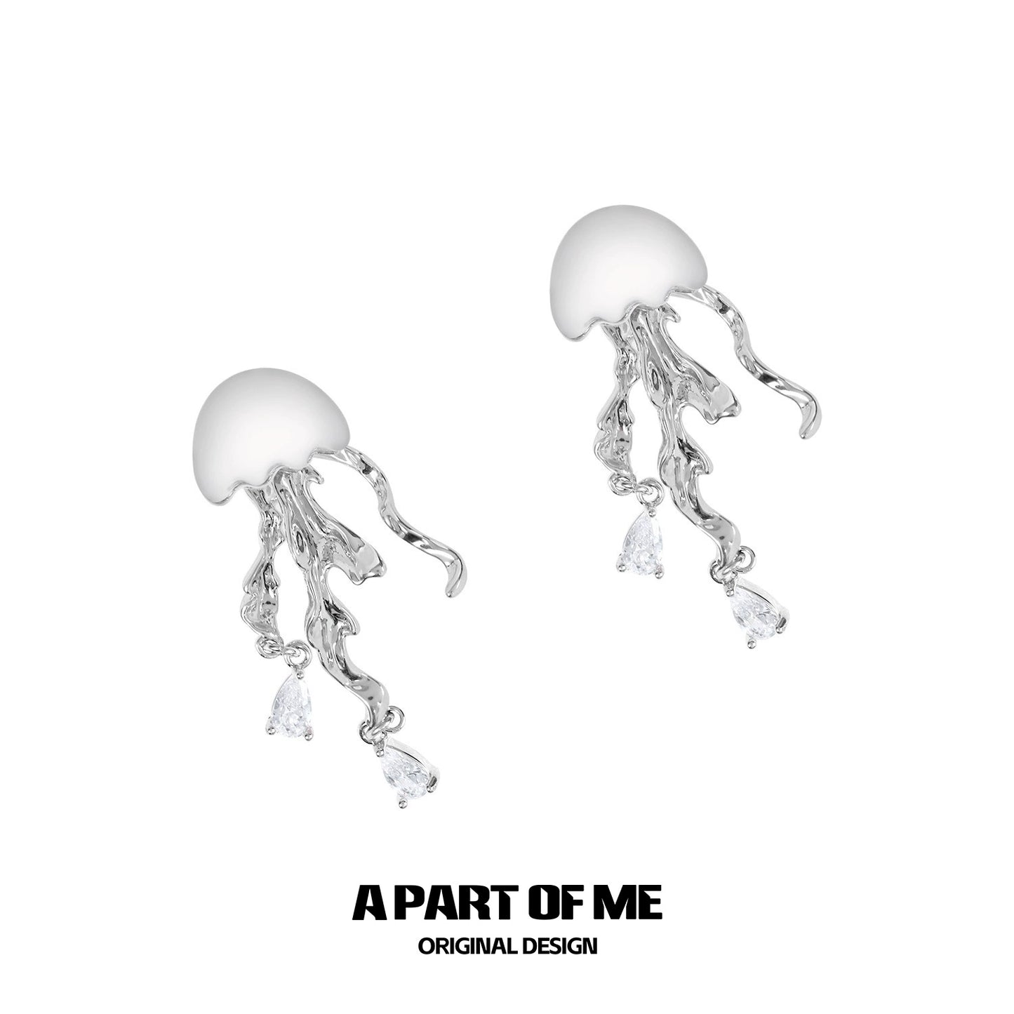 Roaming Jellyfish Cool Earrings