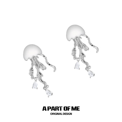 Roaming Jellyfish Cool Earrings