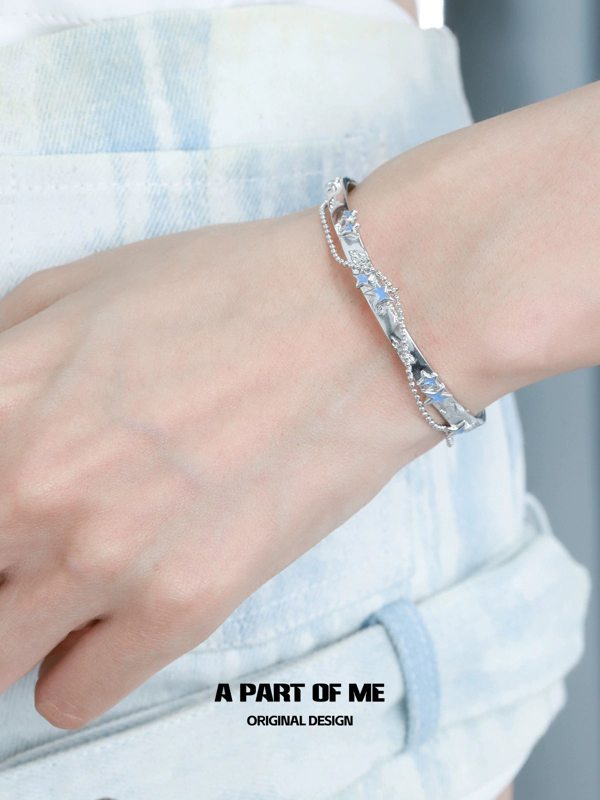 Blue Galaxy Stars Bracelet