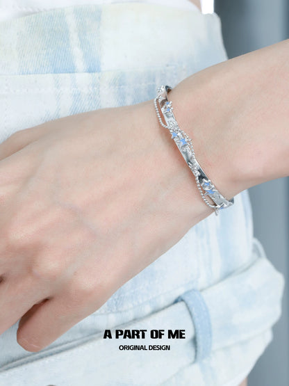 Blue Galaxy Stars Bracelet