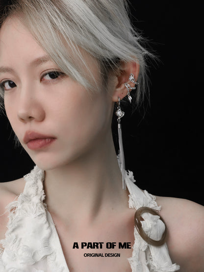 Graceful Dragon Tail Ear Clips