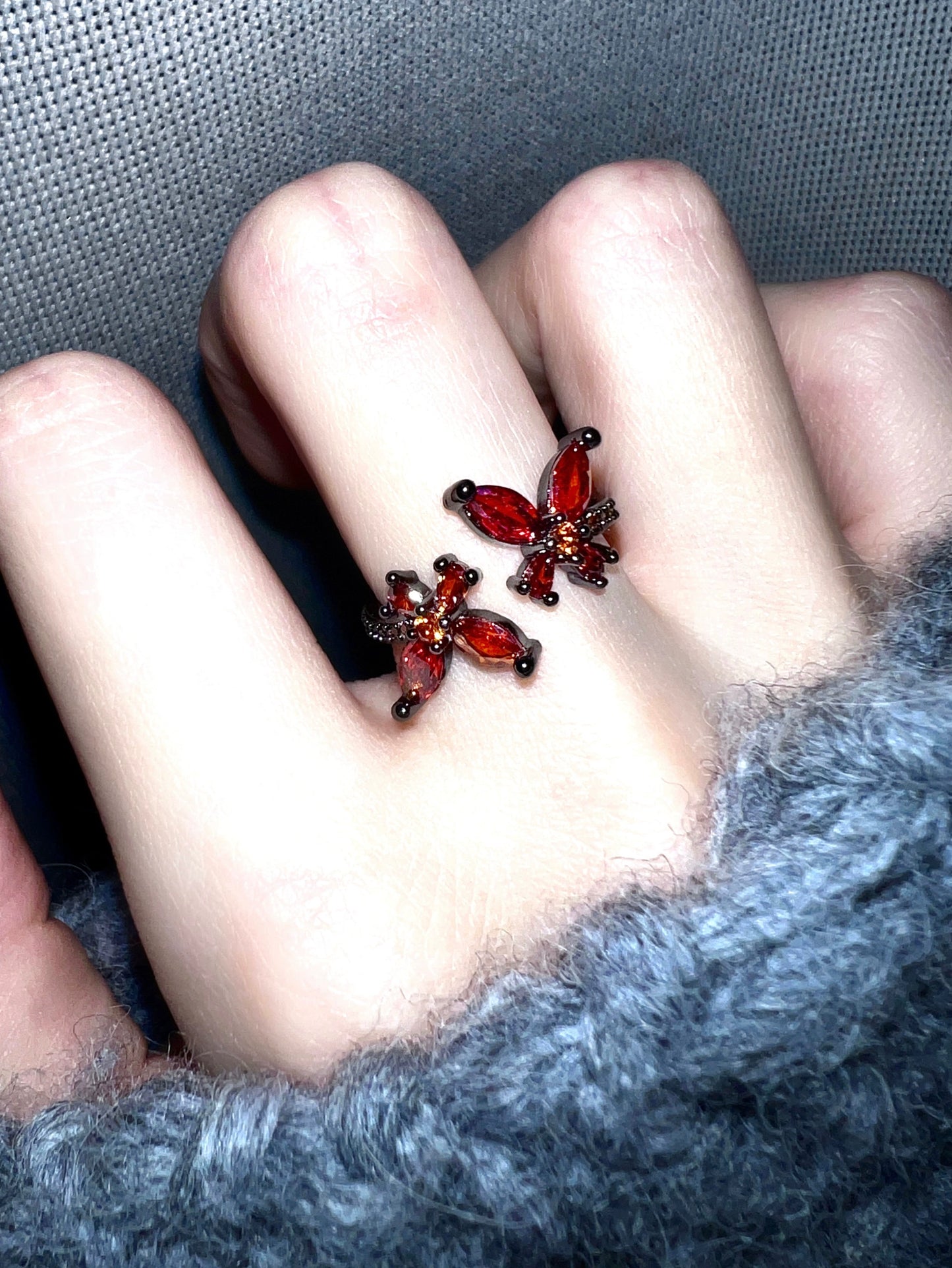 "Night Butterfly" Elf  Ring