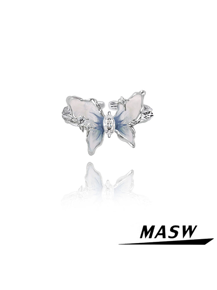 Romantic Butterfly Dance Ring