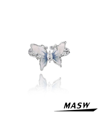 Romantic Butterfly Dance Ring