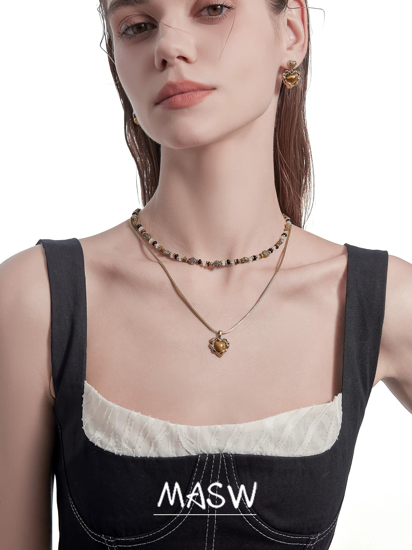 Tiger’s Eye Layered Necklace