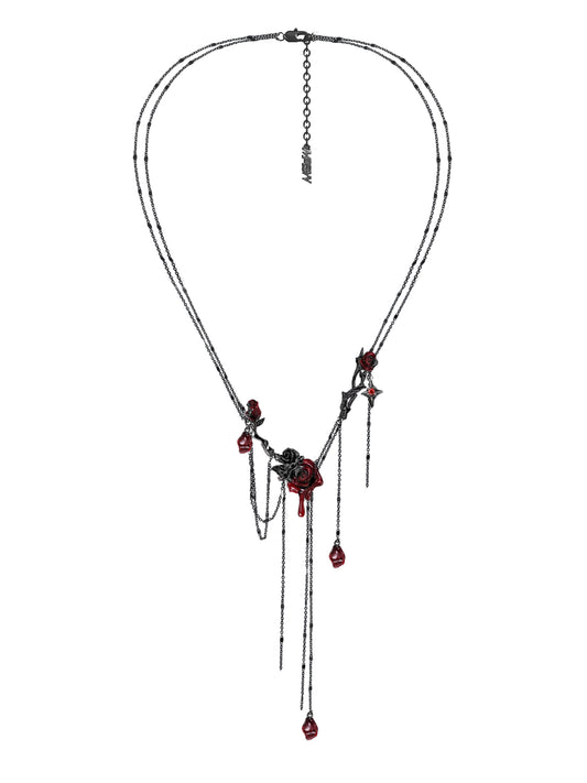Spice Girl Rose Collarbone Chain