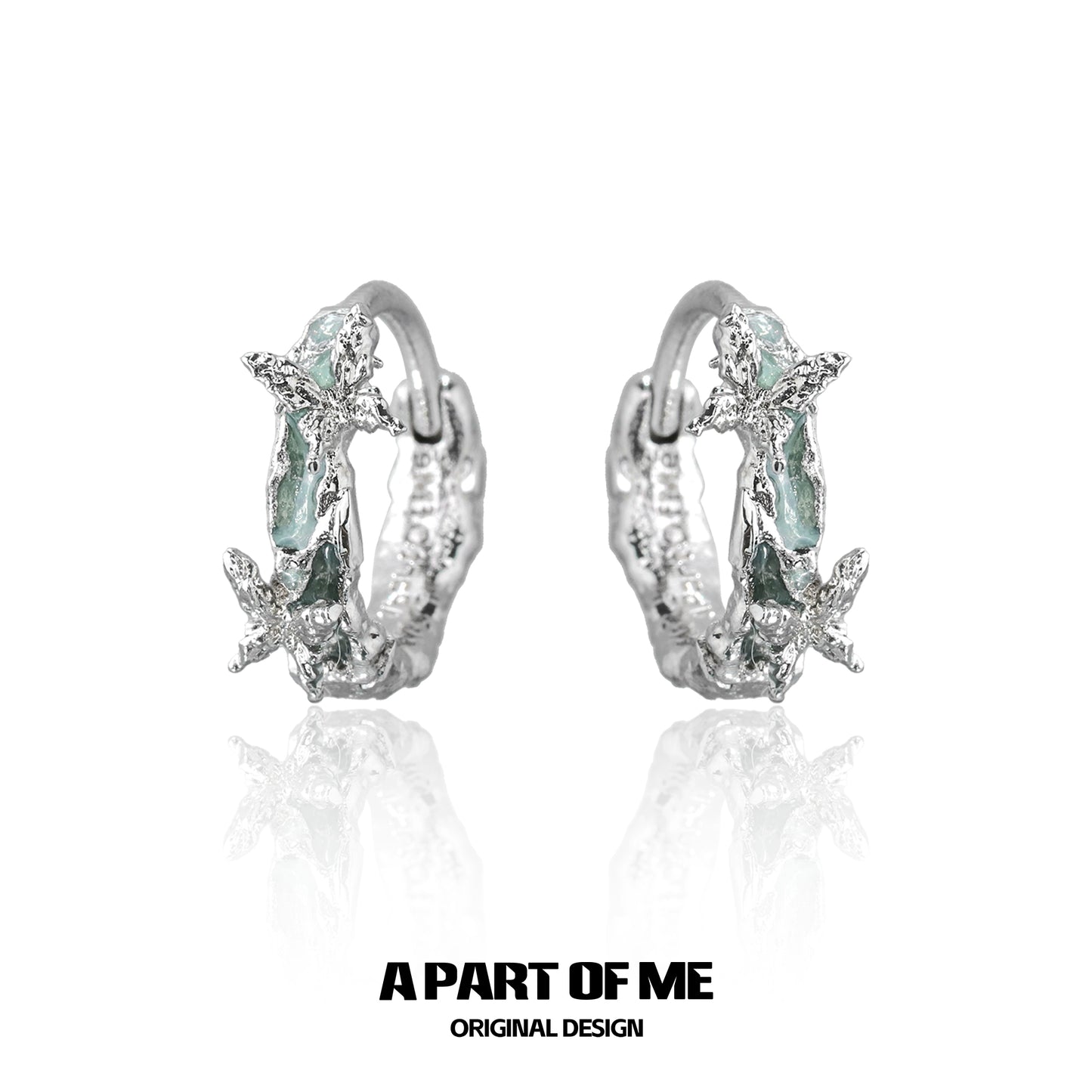 Mint Mambo Butterfly Ear Cuff