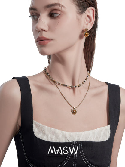 Tiger’s Eye Layered Necklace