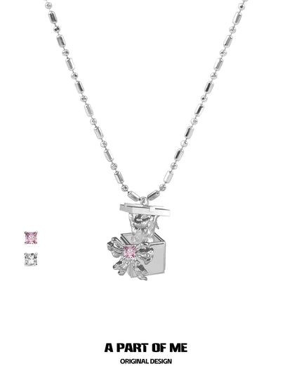 Exquisite Rabbit Bow Necklace