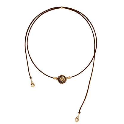 Rose & Cat Vintage Necklace