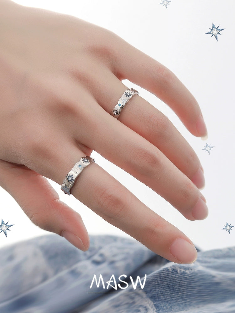 Azure Starry Sky Ring