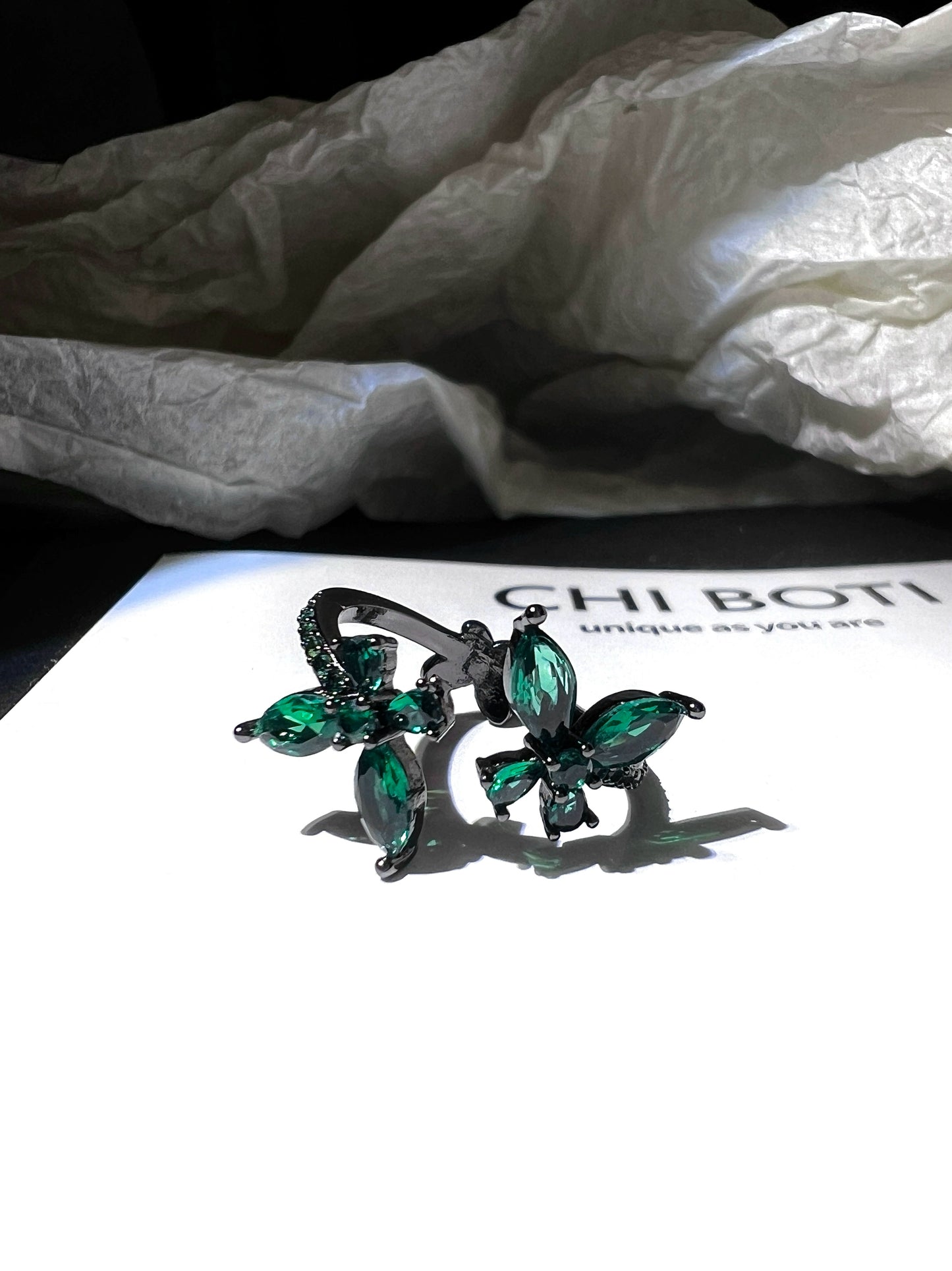 "Night Butterfly" Elf  Ring