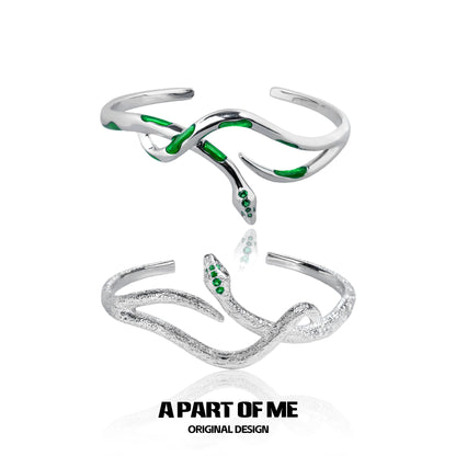 Slytherin Green Snake Bracelet