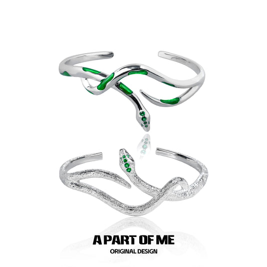 Slytherin Green Snake Bracelet
