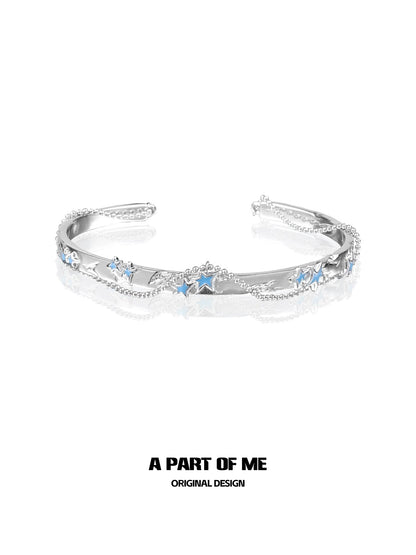 Blue Galaxy Stars Bracelet