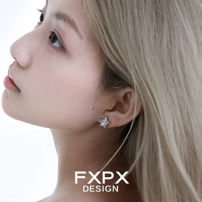 FXPX Y2K star earrings featuring a delicate star design for a trendy look