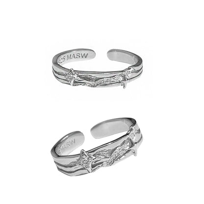 Brilliant Starry Couple Rings