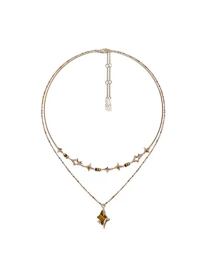 Vintage Starburst Collar Necklace