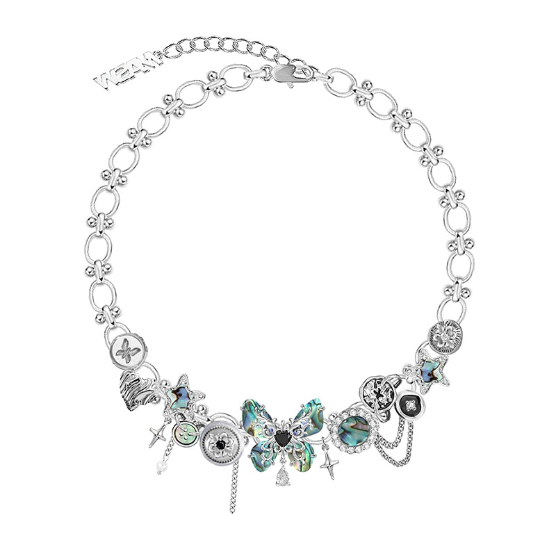 Dream Shell Butterfly Necklace