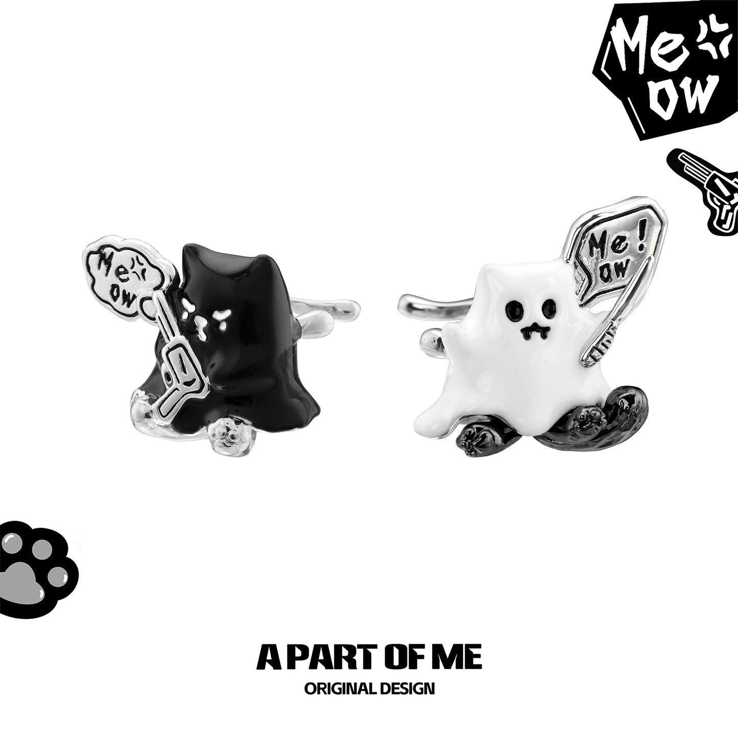Kitten Devil Ear Cuffs