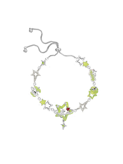Sweet Apple & Star Bracelet