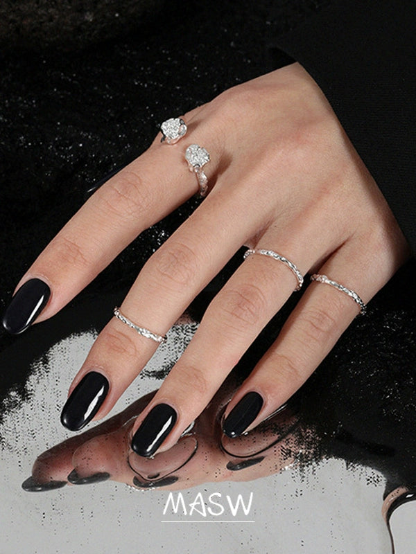 Minimalist Silver Open Ring