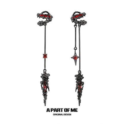 Fierce Dragon Roar Ear Clips