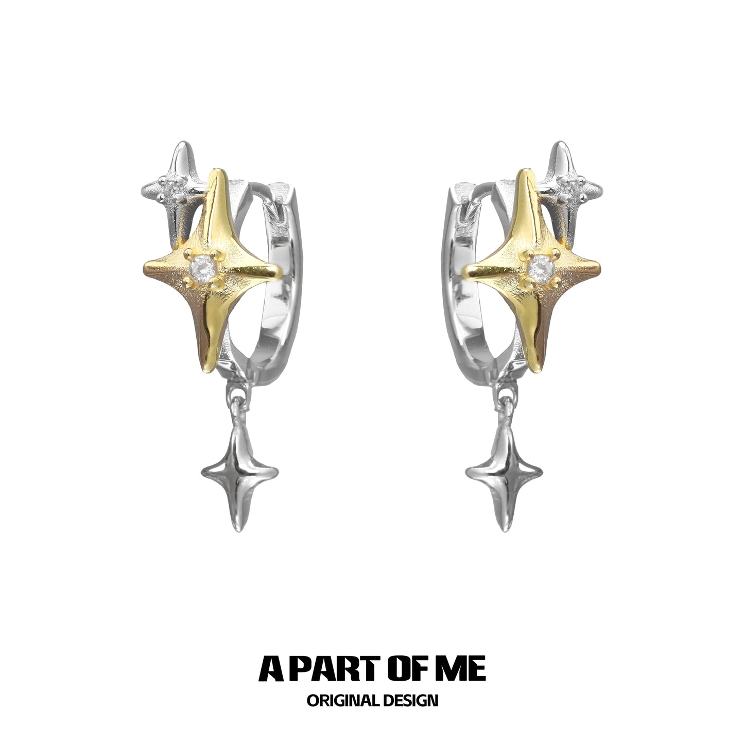 Luminous Star Dimensional Earrings