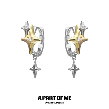 Luminous Star Dimensional Earrings