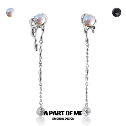 Dark Moonstone Rebel Earrings